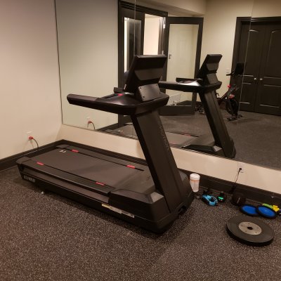 a treadmill